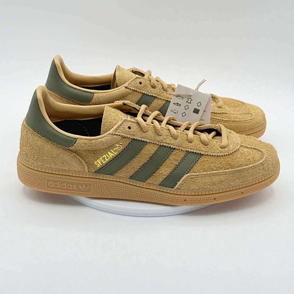 Adidas Handball Spezial 'Beige Olive Gum' / Mens Size 7.5 / JQ8298, NEW